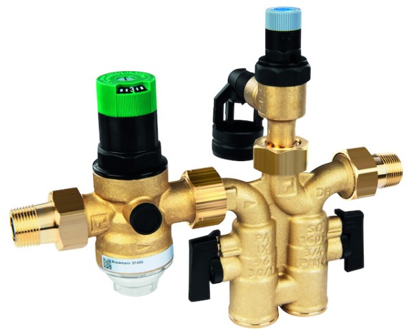 Resideo Sicherheitsgruppe SG160SD mit Druckminderer, Messing AB, 1 "