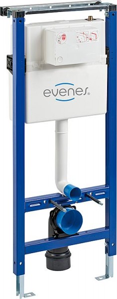 Evenes Plus WC Element 1150mm, inkl. UP- Spülkasten 189, Betätigung von vorne