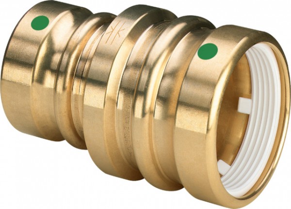 Viega Reduziermuffe mit SC Geopress 9615.2TW in 32x25mm Rotguss 767082