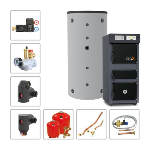 Solarbayer Holzvergaserset BioX 35 - 2A Variante A (1x SLS-2200) 310710000