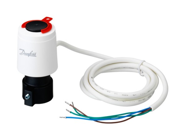 Danfoss Therm. Stellantrieb TWA-A/NC/S für RA-Gehäuse, 24V, m. Endlagenschalter 088H3114