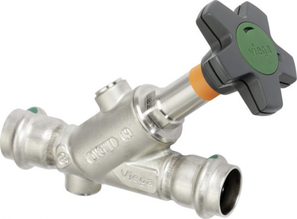 Viega KRV-Ventil mit SC Easytop Inox 2338.5 in 42mm Stahl nichtrostend 757977