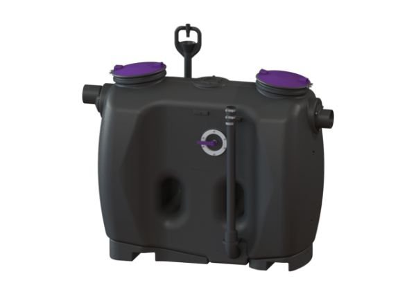 KESSEL Fettabscheider EasyClean free NS 7, Direct, Fülleinrichtung, Schauglas 93007.31/D