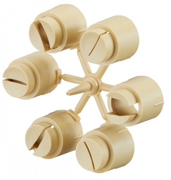 OVENTROP-Kvs-Blenden-Set mit integrierter Regelschürze, 2-fach 1132020