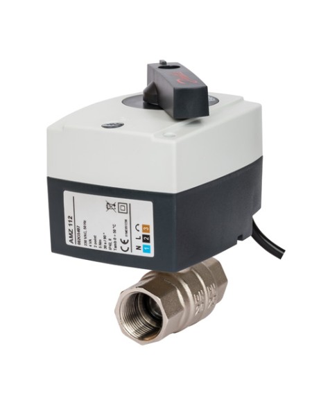 Danfoss motorischer Kugelhahn AMZ112 2-Wege, DN 15, 230Vac, Auf/Zu 082G5406