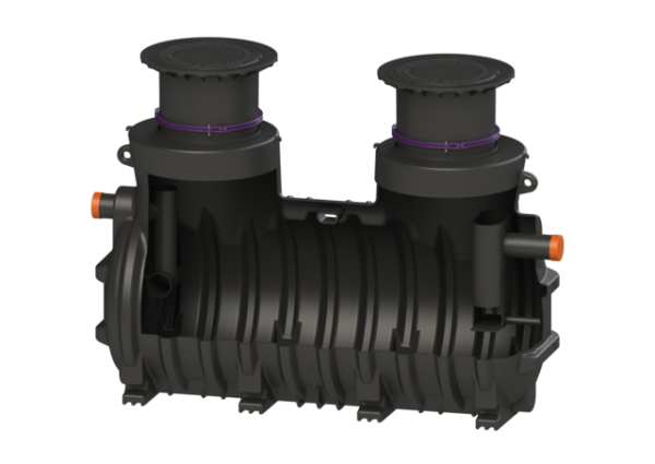 KESSEL Fettabscheider EasyClean ground NS 10, Standard, 740 1175 mm, Klasse A/B 93010/120B