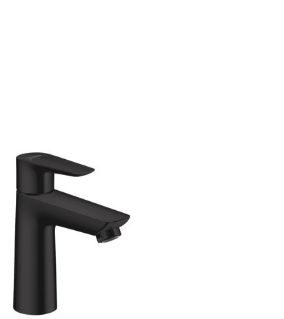 Hansgrohe Waschtischmischer 110 Talis E mattschwarz ohne Ablaufgarnitur 71712670
