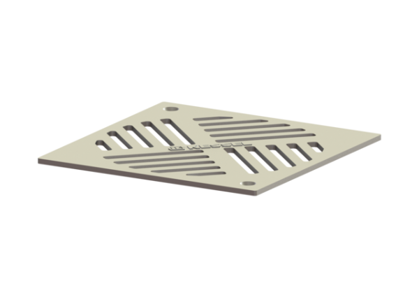 KESSEL Schlitzrost 187 x 187 mm, Edelstahl, Klasse K 3 27643