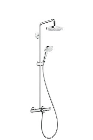 Hansgrohe Showerpipe Croma Select E 180 Wanne weiss/chrom 27352400