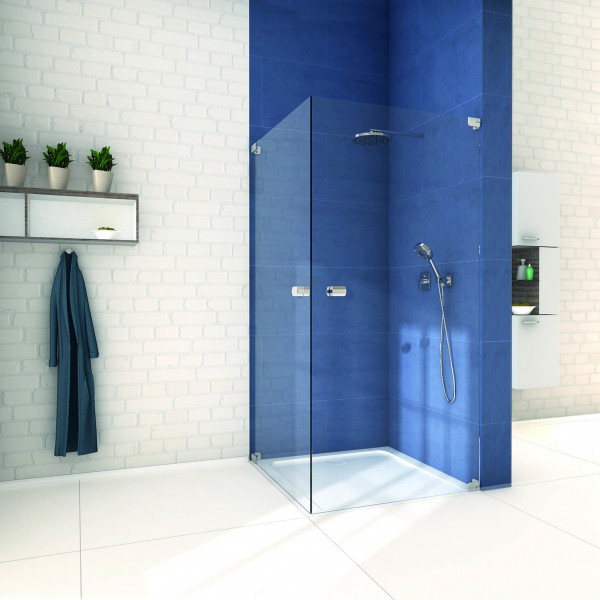 Eckeinstieg 2 Türen indiv. RL Übergrösse ESG klar PflegePX chrom VIGOUR