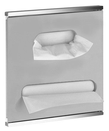 Keuco Modul WT 3 Plan Integral 44977, verchromt/Aluminium, links angeschlagen 44977011701