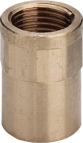 Viega Übergangsmuffe 94270G in 42mm Rp1 1/4 Rotguss 163419