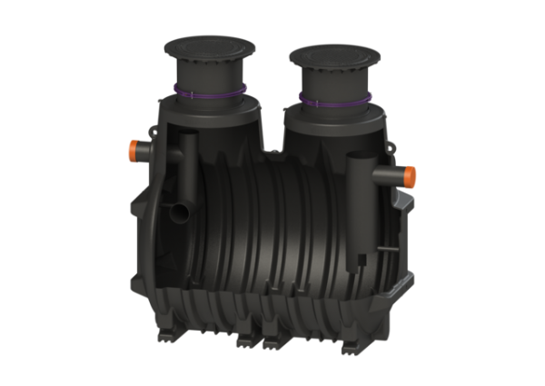 KESSEL Fettabscheider EasyClean ground NS 15, Standard, 765 1200 mm, Klasse D 93015/120D