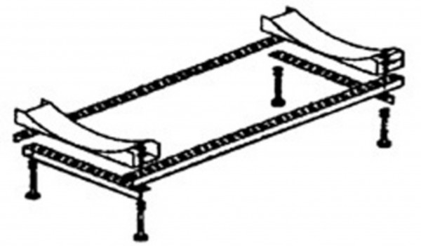 Rahmengestell B=620mm für COSMO Speicher Typ C 150 - 300