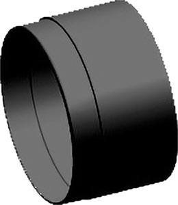 Pluggit Anschluss DN150 Länge 90 mm zur einmaligen Verlängerung EA150K