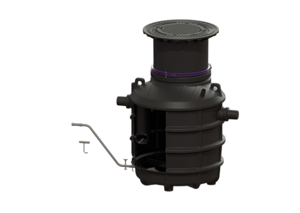 KESSEL Fettabscheider EasyClean ground NS 2, Direct, 550 950 mm, A/B, links 93002.80B DL