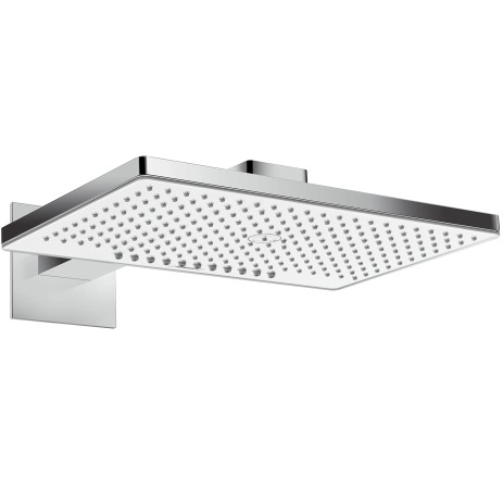 Hansgrohe Kopfbrause Rainmaker Select 460 2jet weiss/chrom mit Brausearm 450mm 24005400