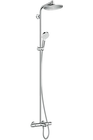 Hansgrohe Showerpipe Crometta S 240 für Wanne chrom mit Thermostat 27320000