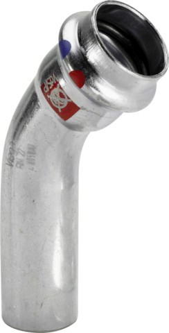 Viega Bogen 45 Grad mit SC Prestabo 1126.1LF in LABS-frei in 28mm 716035