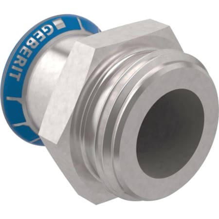 Geberit Mapress Edelstahl Übergang mit AG d22-G1 31733