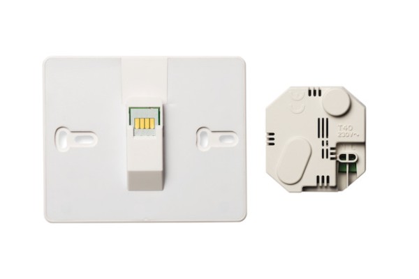 Resideo Wandhalter ATF600 mit Unterputznetzteil