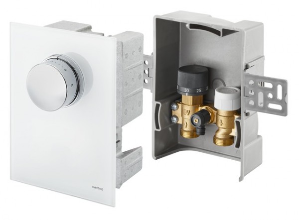 OVENTROP-Unibox T-RTL Thermostat, RTL, Echtglas weiß 1022770