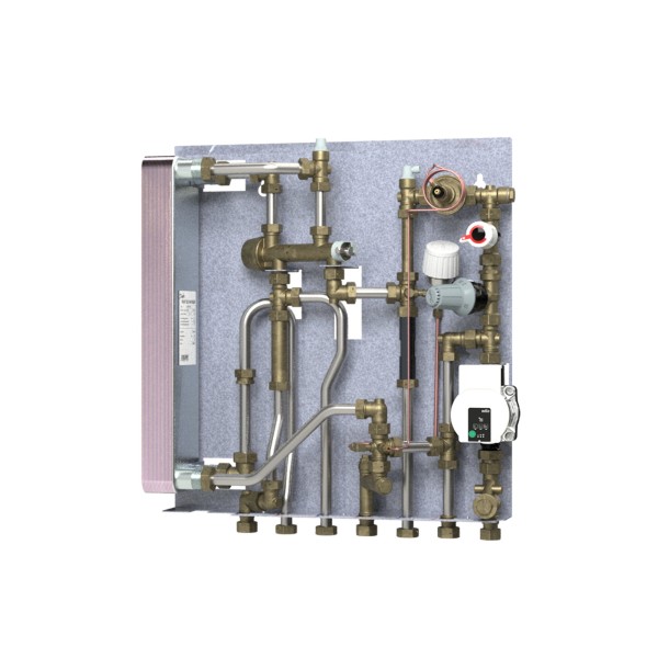 Danfoss Wohnungsstation AkvaLux WSS E ohne Heizung, 78kW 145G0229