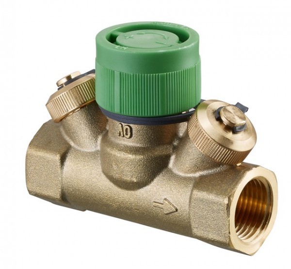 OVENTROP-Regelventil "Hycocon HTZ" DN25,1"IG, m. Mess-u.Entleerungsv., Ms 1068568