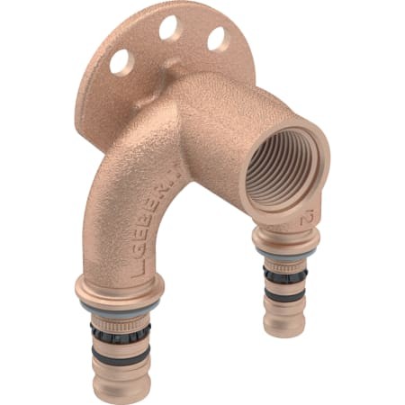 Geberit Mepla Doppelanschlusswinkel 90Gr Rg d16- Rp1/2-d20 L:52mm 602.274.00.5