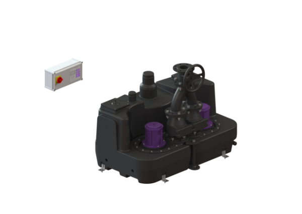 KESSEL Doppelhebeanlage Aqualift F XL 3000W S3 Duo 300L m.S.G. 11052