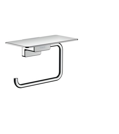 Hansgrohe Papierrollenhalter mit Ablage AddStoris chrom 41772000