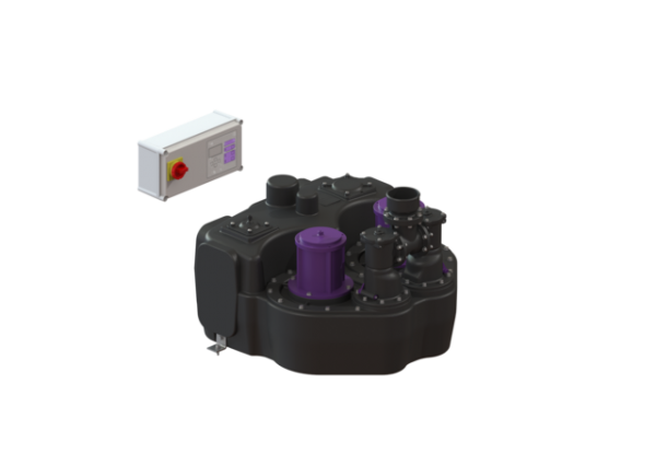 KESSEL Hebeanlage Aqualift F Duo SPF3000 S1, senkr. Druckabg., Comfort S. 11606