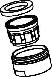 Hansgrohe Luftsprudler M24x1 (3,8 l/min) 98453000