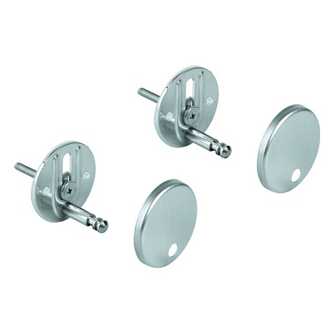 GROHE Befestigungssatz 49529 für Bau Keramik WC-Sitz und Deckel chrom 49529000
