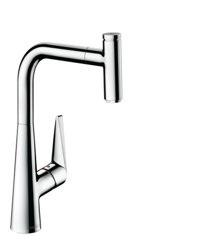 Hansgrohe Spültischmischer 300 Talis Select M51 Ausziehauslauf 1jet edelstahl-optik 72821800