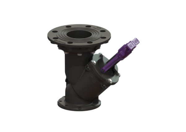 KESSEL Absperrschieber senkr. für HA mit Kessel Kunststoffarm. inkl. Flansch DN80 28716