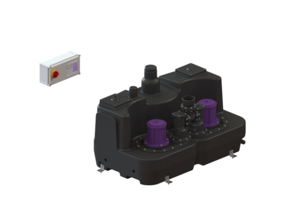 KESSEL Doppelhebeanlage Aqualift F XL 3000W S1 Duo 300L o.S. 11110