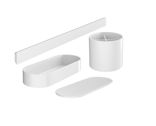 Hansgrohe Badezimmerset WallStoris mattweiss 27968700