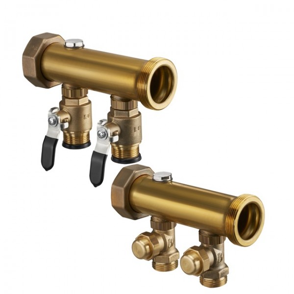 OVENTROP-Messingverteiler "Multidis SFI" 1 1/2", für 6 Kreise 1414456