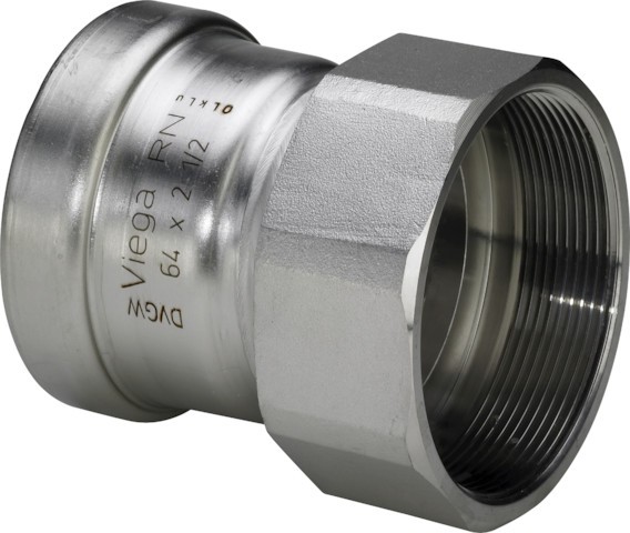 Viega Übergangsst. m.SC Sanpress Inox XL 2312XL in 76,1mm x Rp 2 1/2, Edelstahl 619961