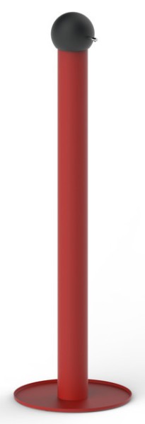 Keuco Desinfek.mittelsp., Univ.Art. 04958, Stand, Kugelkopf, rot/schwarz 4958530437