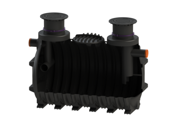 KESSEL Fettabscheider EasyClean ground NS 35, Standard, 650 1085 mm, Klasse D 93935/120D