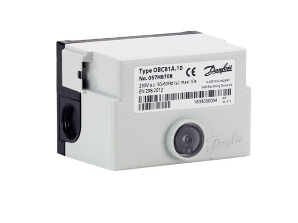 Danfoss Ölfeuerungsautomat OBC 81A.10 für 1-stufige Brenner bis 30 kg/h 057H8708