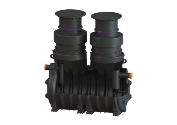 KESSEL Fettabscheider EasyClean ground NS 7, Standard, 1120 1740 mm, Klasse A/B 93007/170B