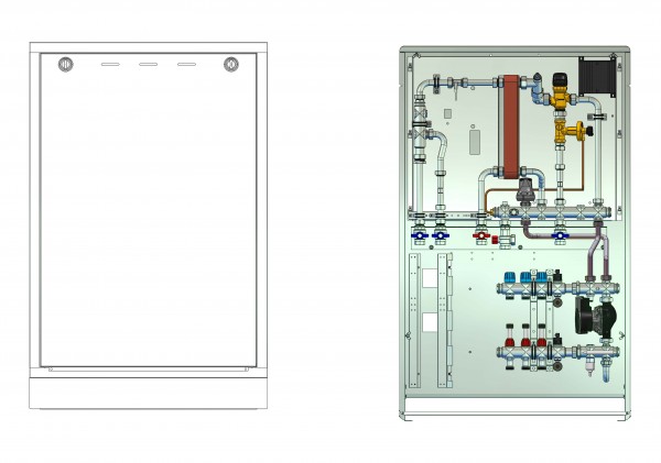 strawa Frischwasser-Wohnungsstation Friwara smart WS12-FBR-Cu-UP-18 3 Hkr.