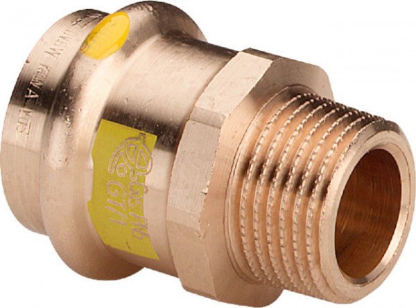 Viega Übergangsstück mit SC Profipress G 2611 für Gas in 18mm x R3/4 Rotguss 346157
