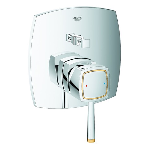 GROHE EH-Wannenbatterie Grandera 24068 FMS für 35600 chrom/gold 24068IG0