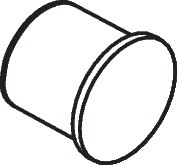 Hansgrohe Zugknopf Axor Starck für Wannenmischer Unterputz chrom 96934000