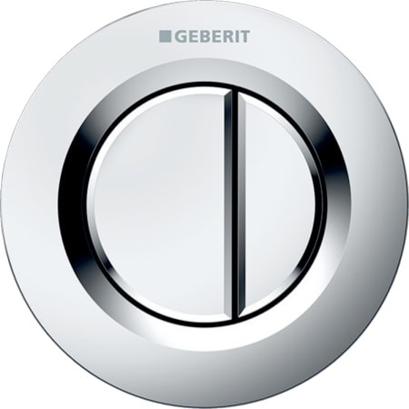 Geberit Fernbetätigung Typ 01 pneumatisch für 2- Mengen-Sp., UP-Drücker mattverchromt 116.042.46.1