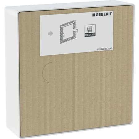 Geberit Bauschutz für Abdeckplatte flächenb. für WT-Armaturen mit UP-Funktionsbox 244.654.00.1